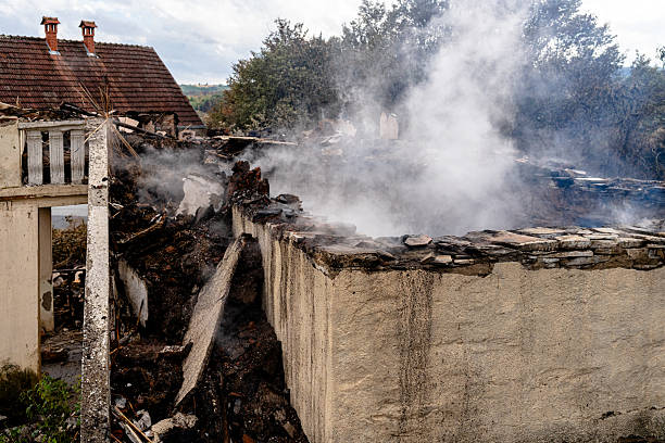 Professional Emergency Fire Cleanup technician working in Harmans, MD
